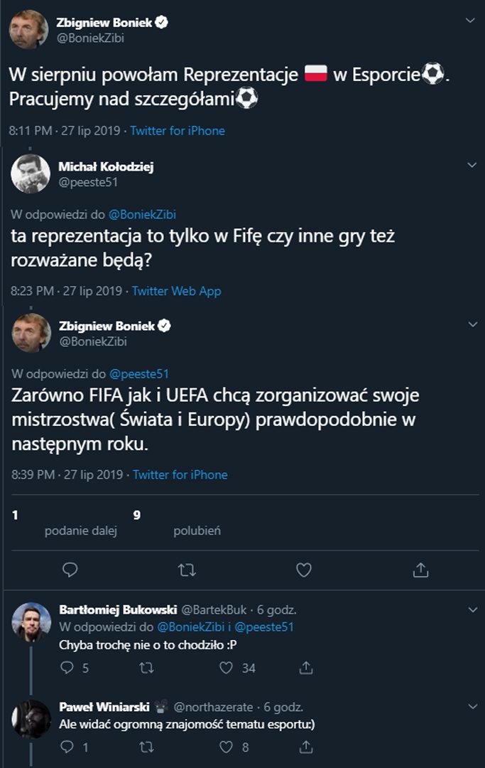 Esportowa odpowiedź Zbigniewa Bońka... xD